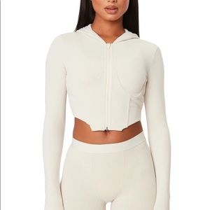 The Kript basik corset jacket nude M